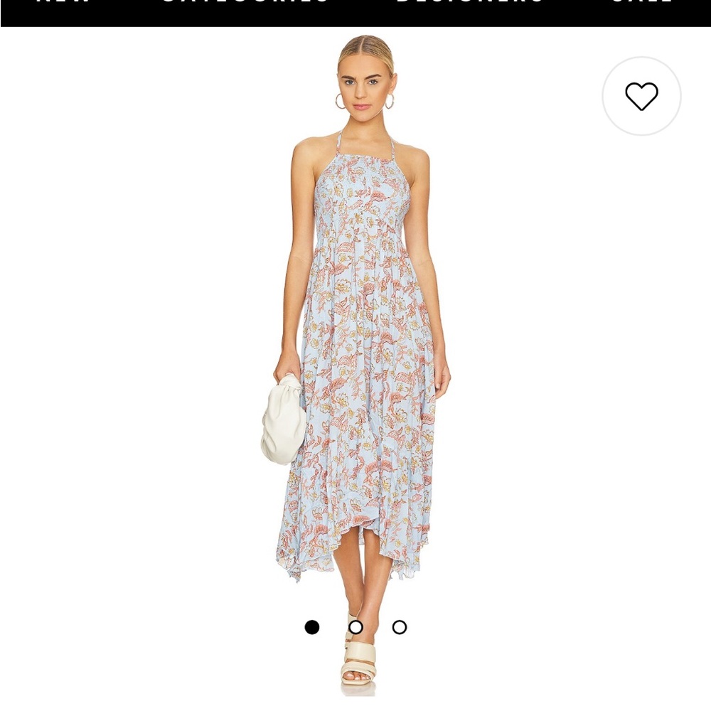 Free People Heat Wave Dress in Robins Egg Combo